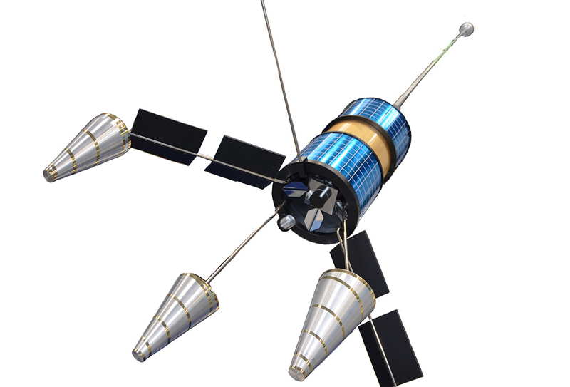 Un satélite de comunicaciones ruso Gonets-M. Foto: Wikipedia